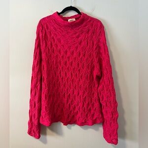 Anthropologie Maeve Long Sleeve Scrunch Textured Blouse